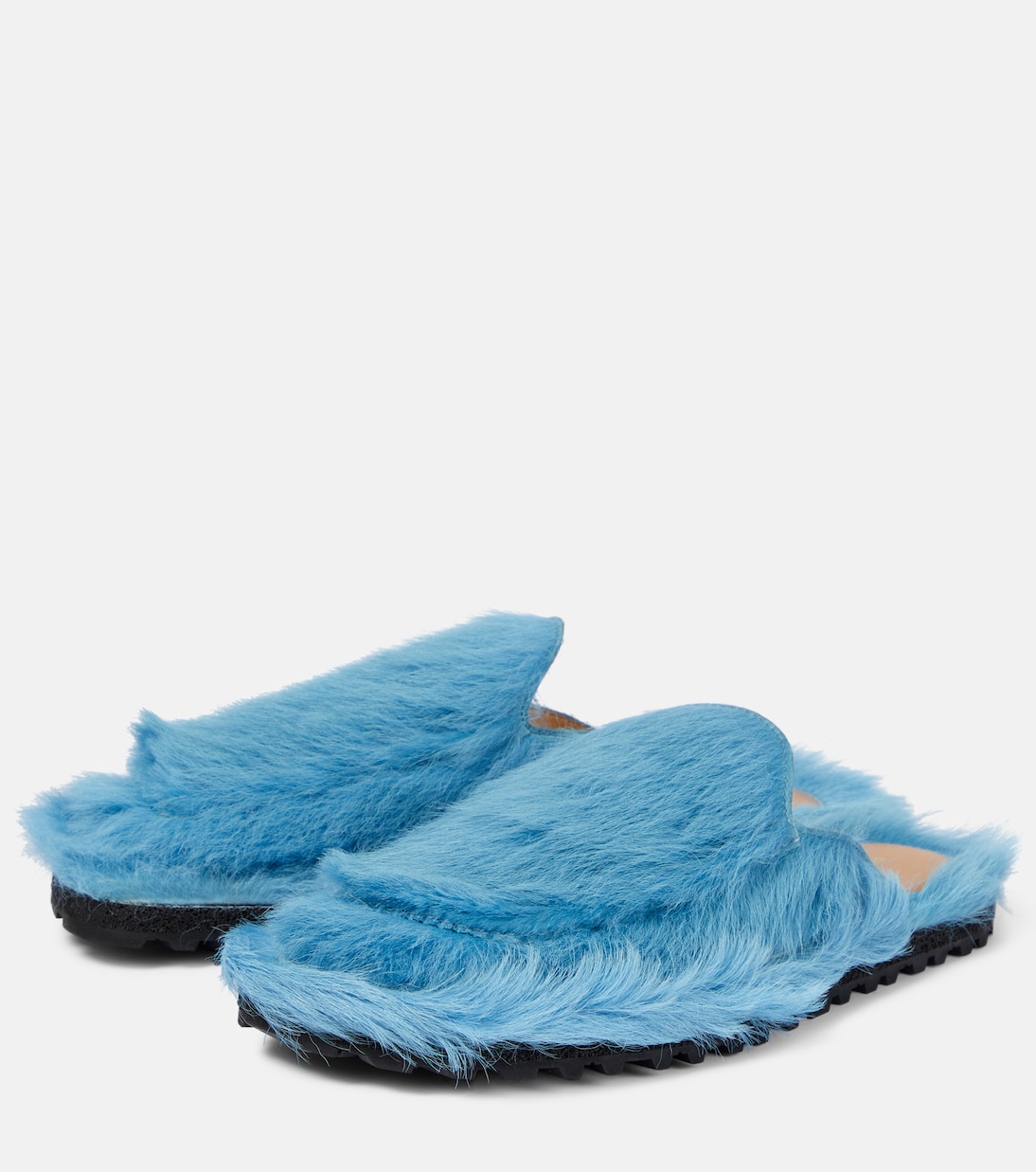 Calf hair slippers | Dries Van Noten