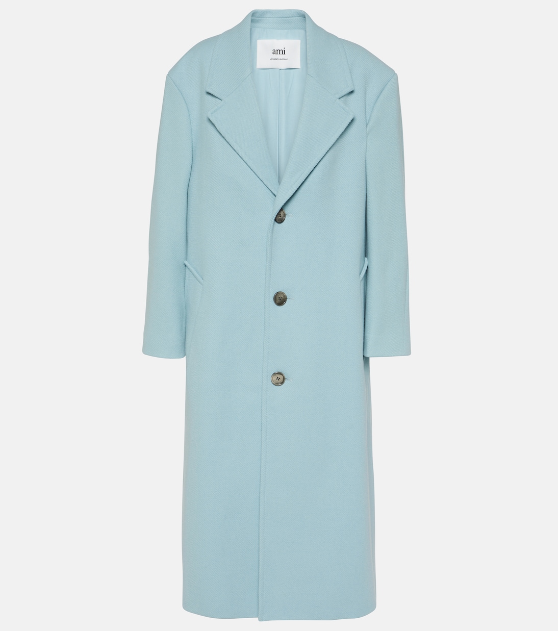 Cappotto monopetto in gabardine | Ami Paris