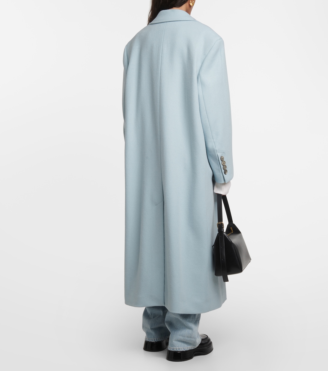 Cappotto monopetto in gabardine | Ami Paris