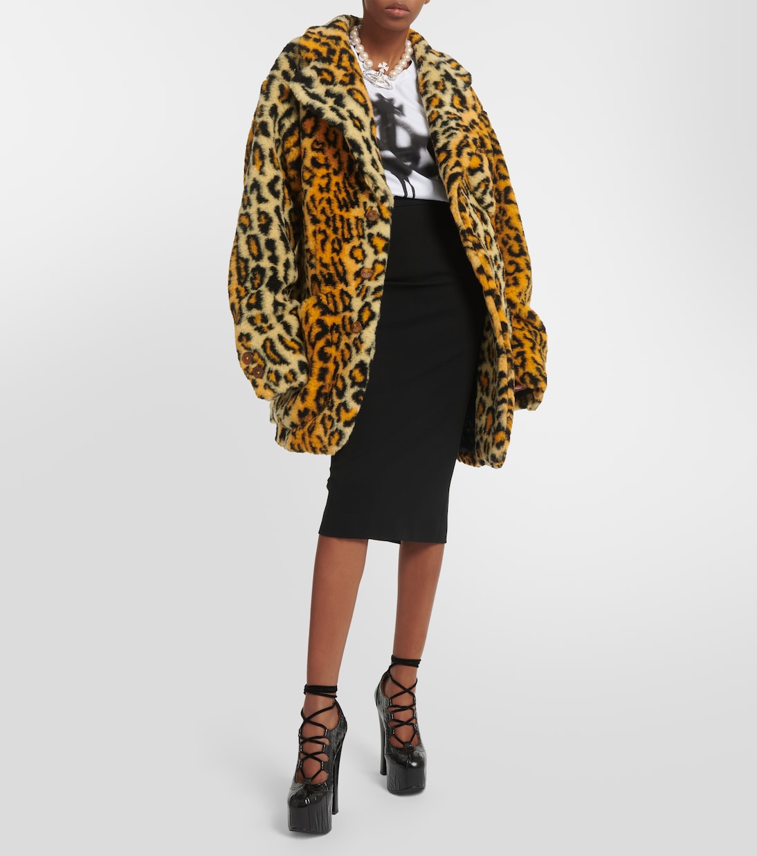 Leopard-print faux-fur coat | Vivienne Westwood