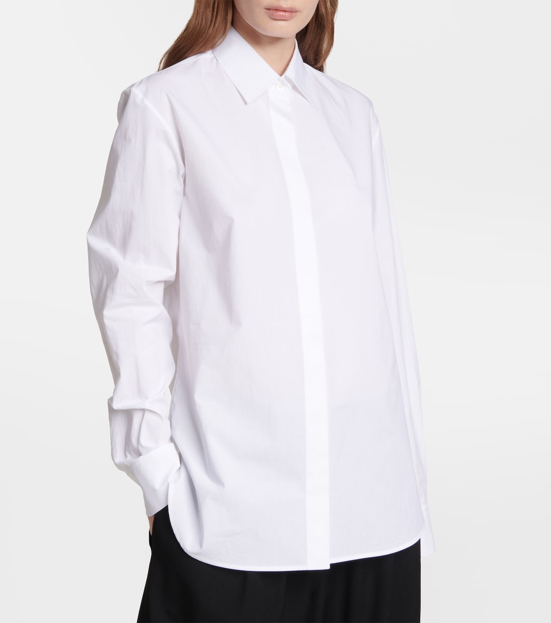 Camisa Derica de popelín de algodón | The Row