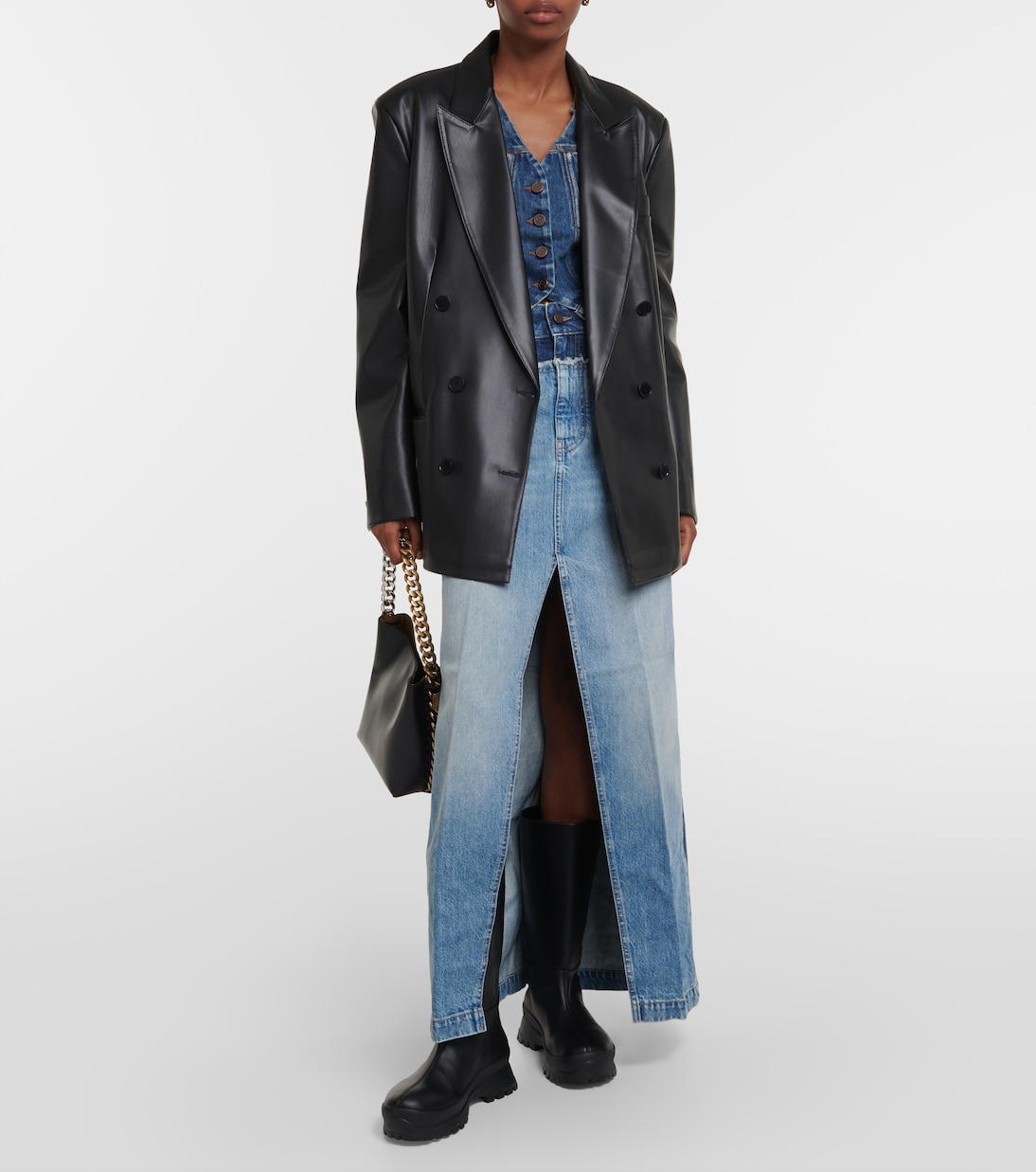 Jupe longue en jean | Stella McCartney