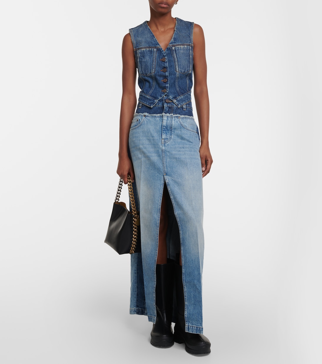 Jupe longue en jean | Stella McCartney