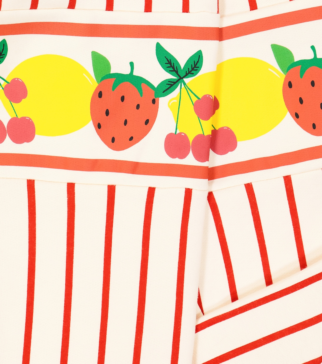 Jogginghose Fruits Stripe aus Baumwolle | Mini Rodini