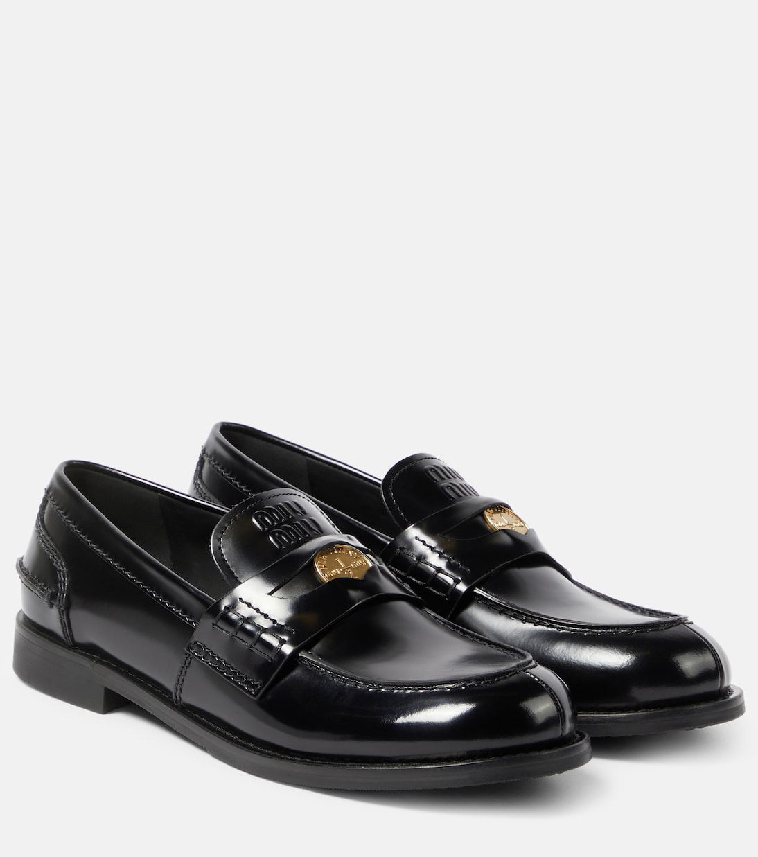 Leather loafers | Miu Miu