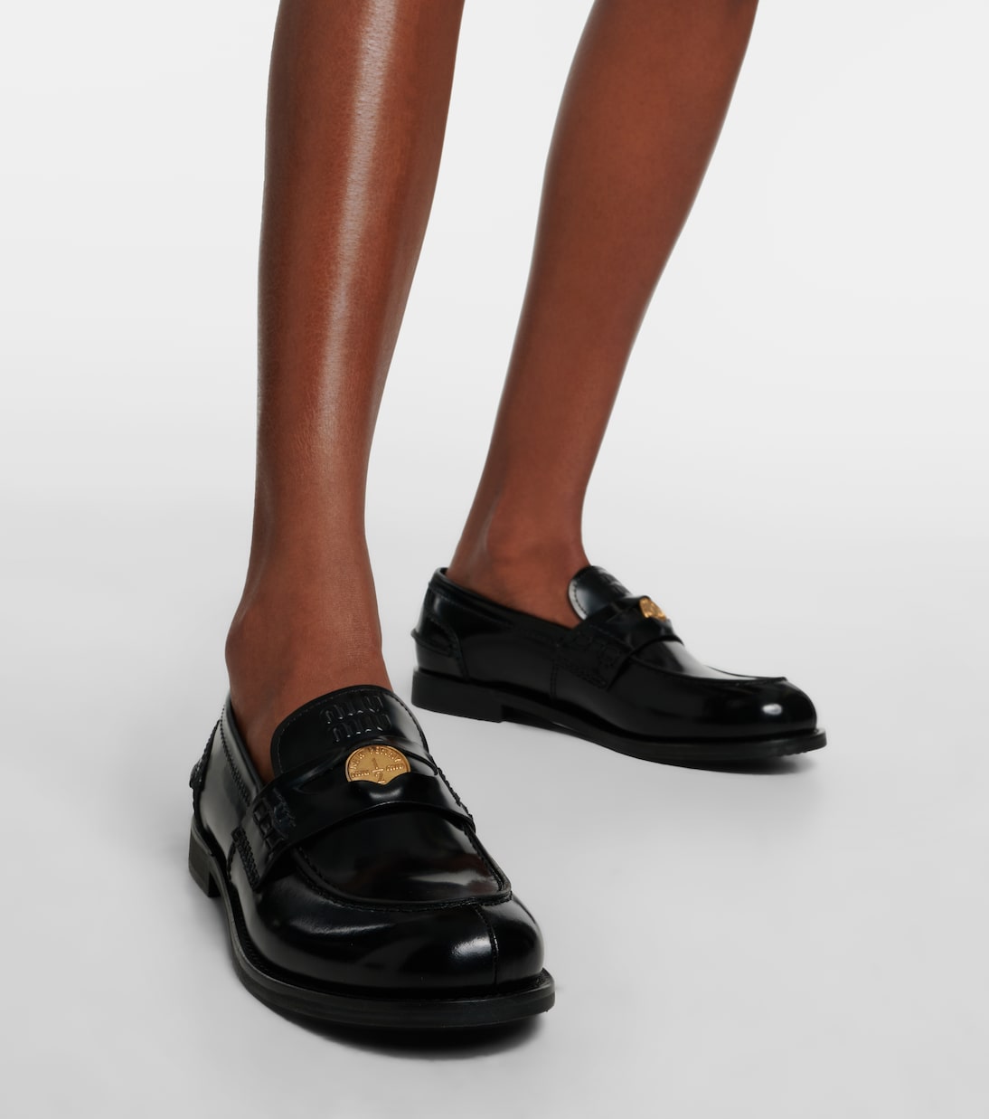 Leather loafers | Miu Miu