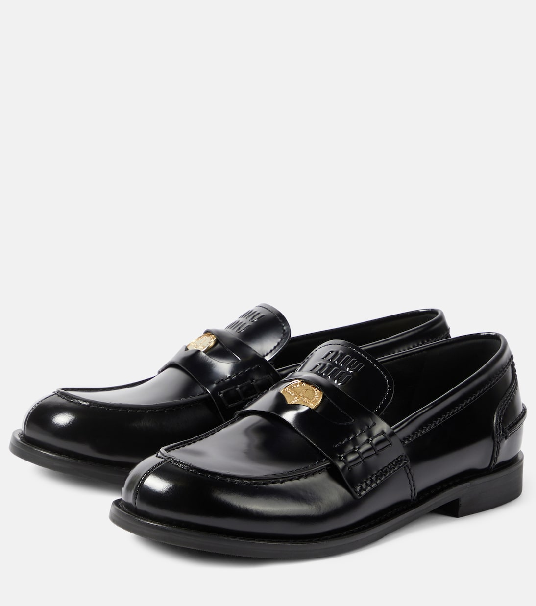 Leather loafers | Miu Miu
