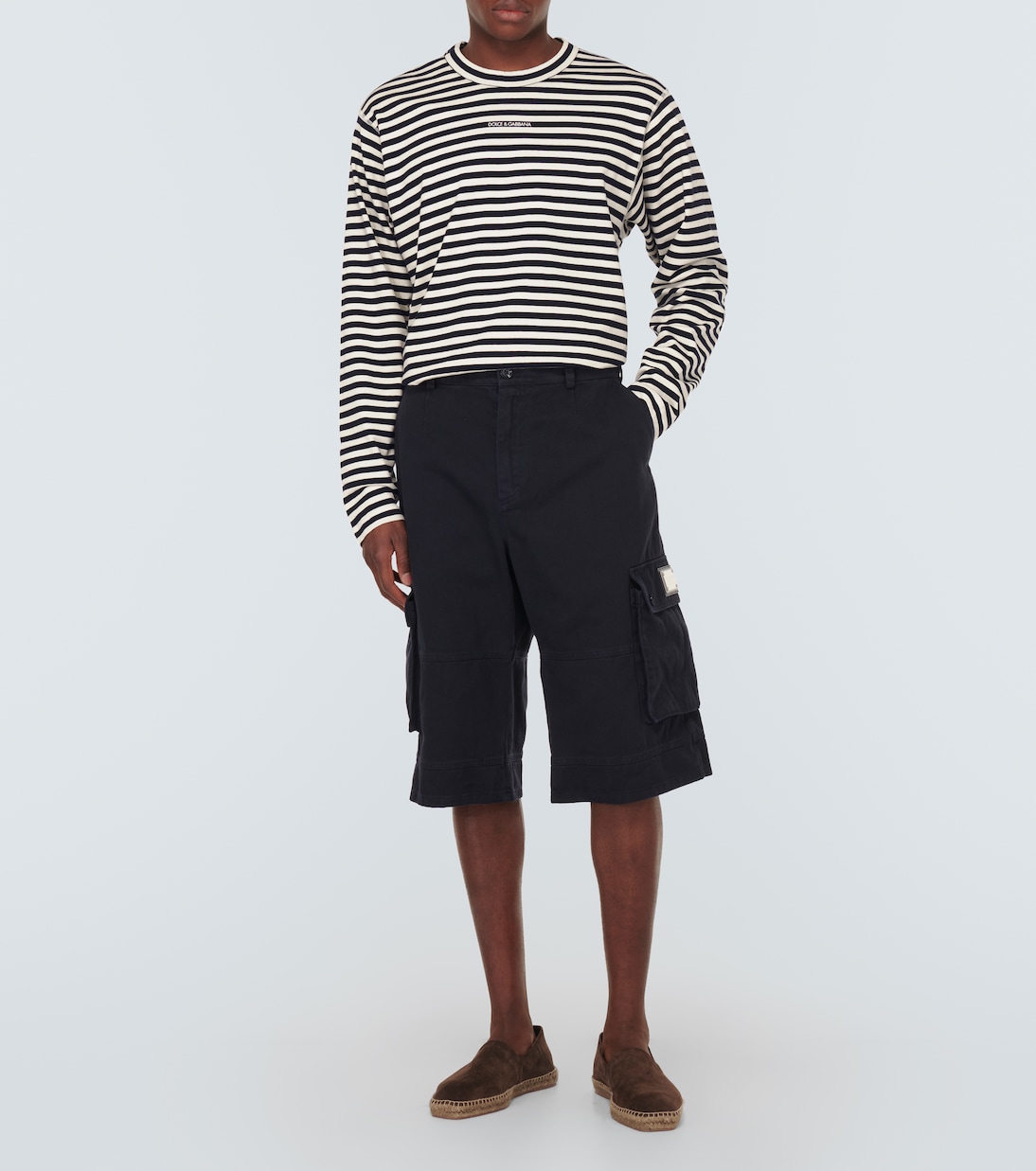 Longsleeve aus Baumwoll-Jersey | Dolce&Gabbana