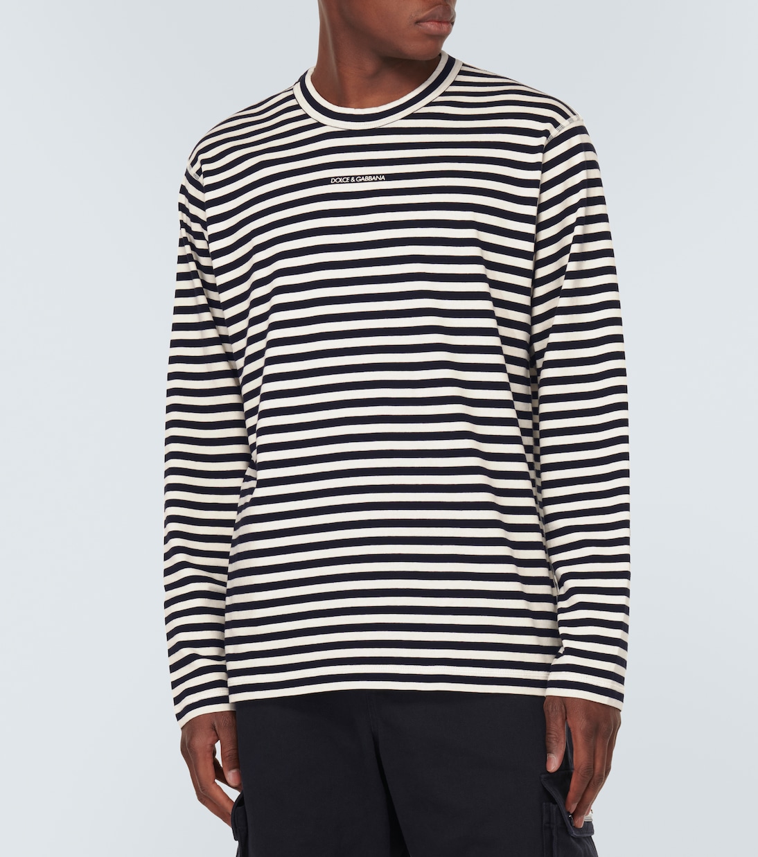 Longsleeve aus Baumwoll-Jersey | Dolce&Gabbana