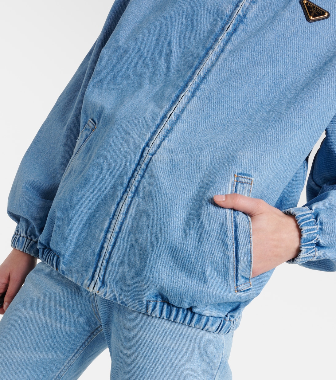Veste oversize en jean | Prada