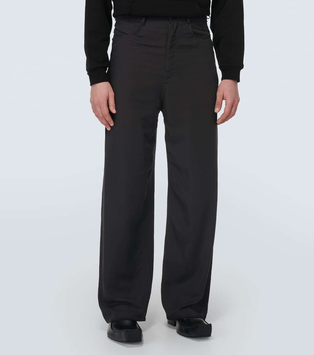 Weite High-Rise-Hose | Balenciaga