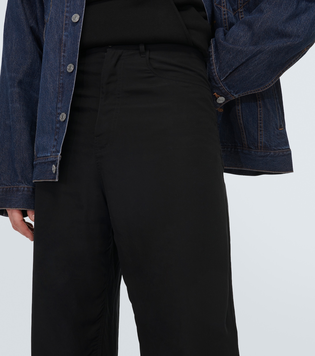 Weite High-Rise-Hose | Balenciaga