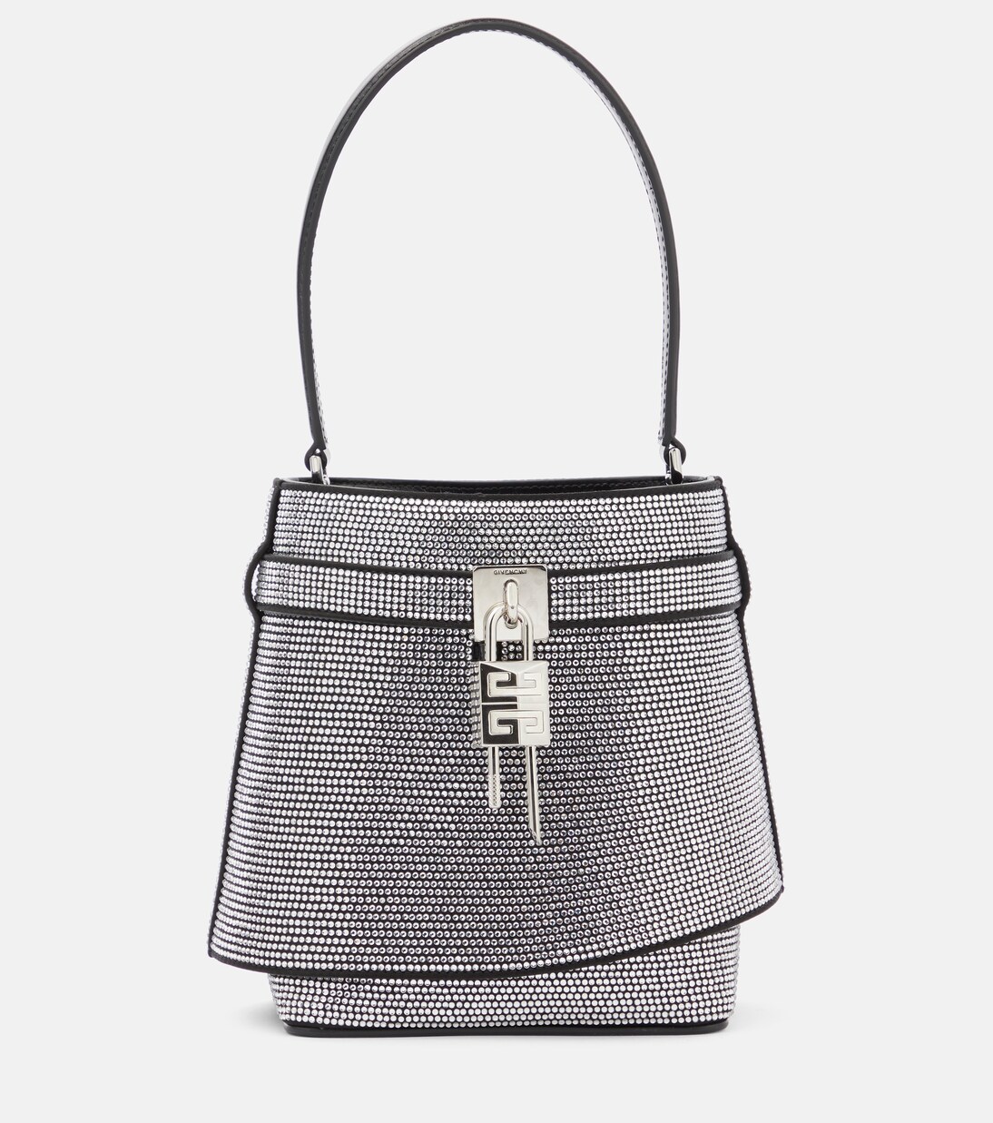 Shark Lock crystal-embellished bucket bag | Givenchy