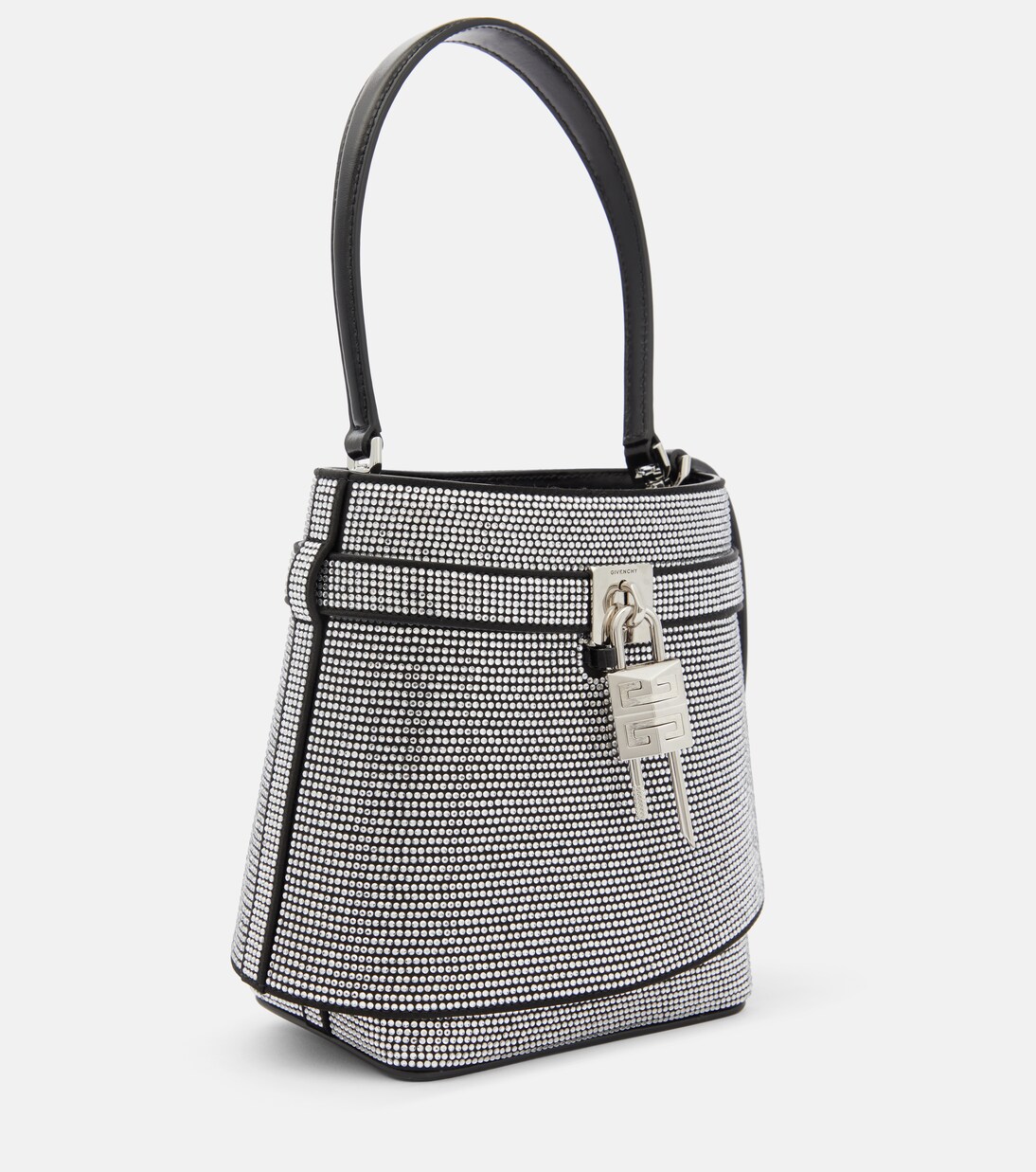 Shark Lock crystal-embellished bucket bag | Givenchy