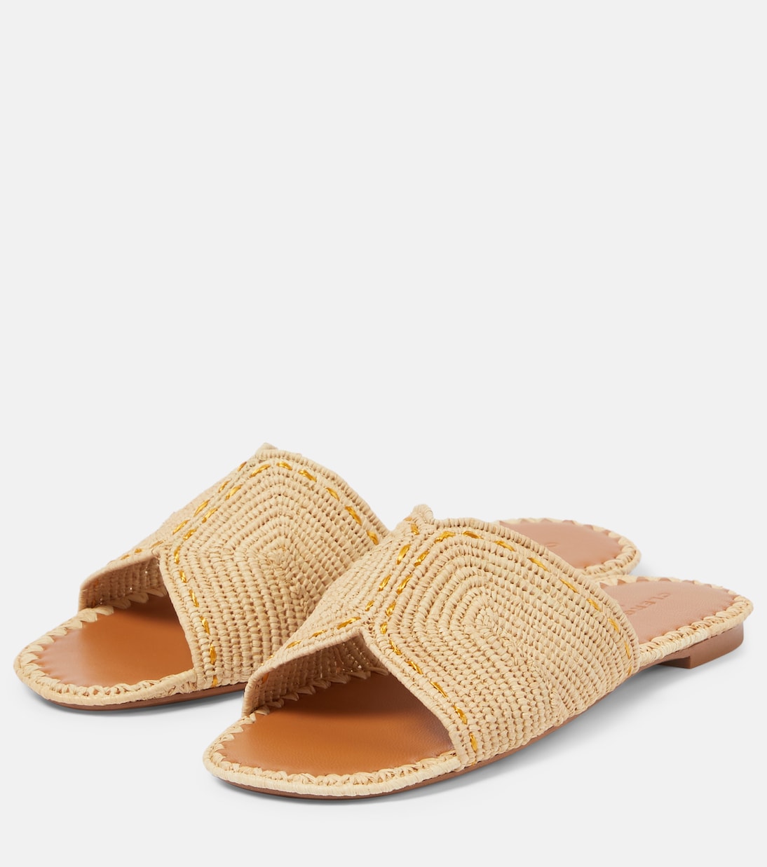 Ineni raffia slides | Clergerie