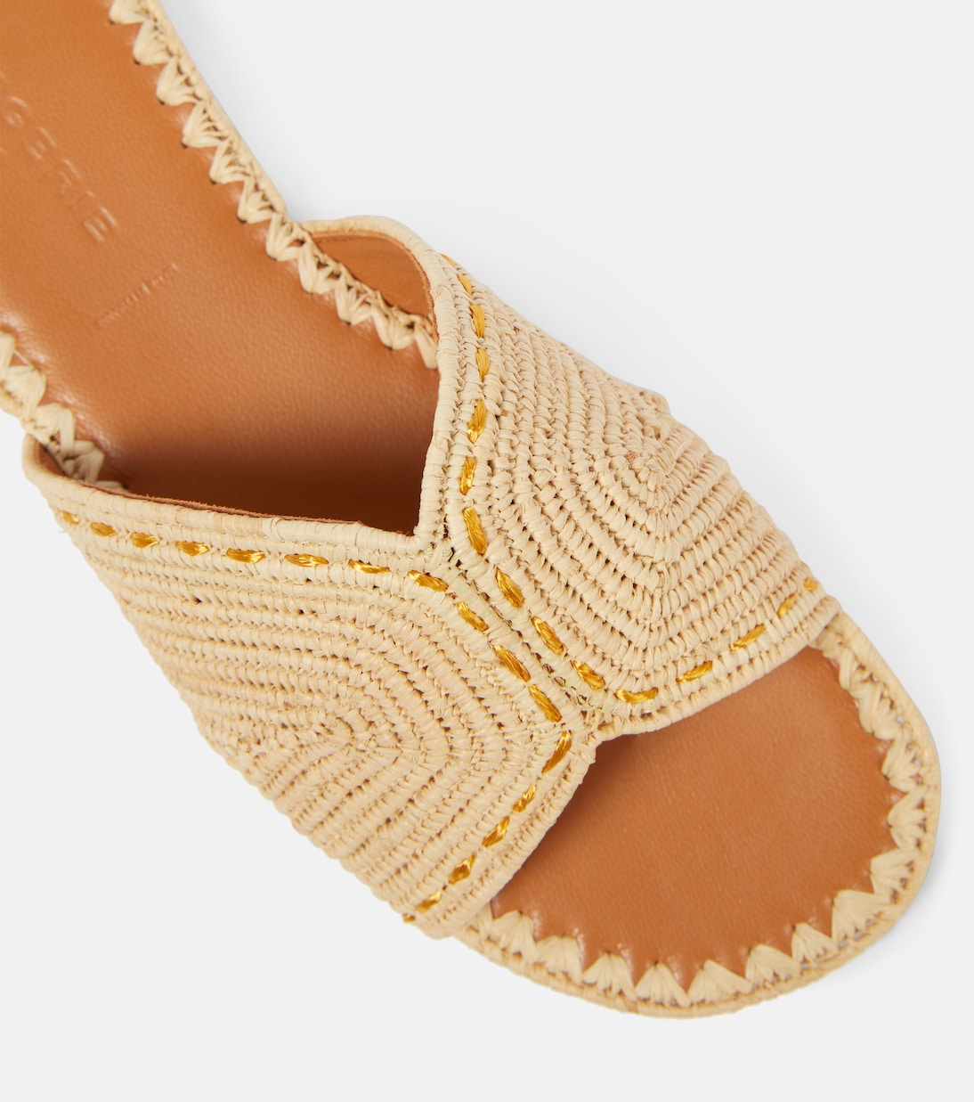 Ineni raffia slides | Clergerie