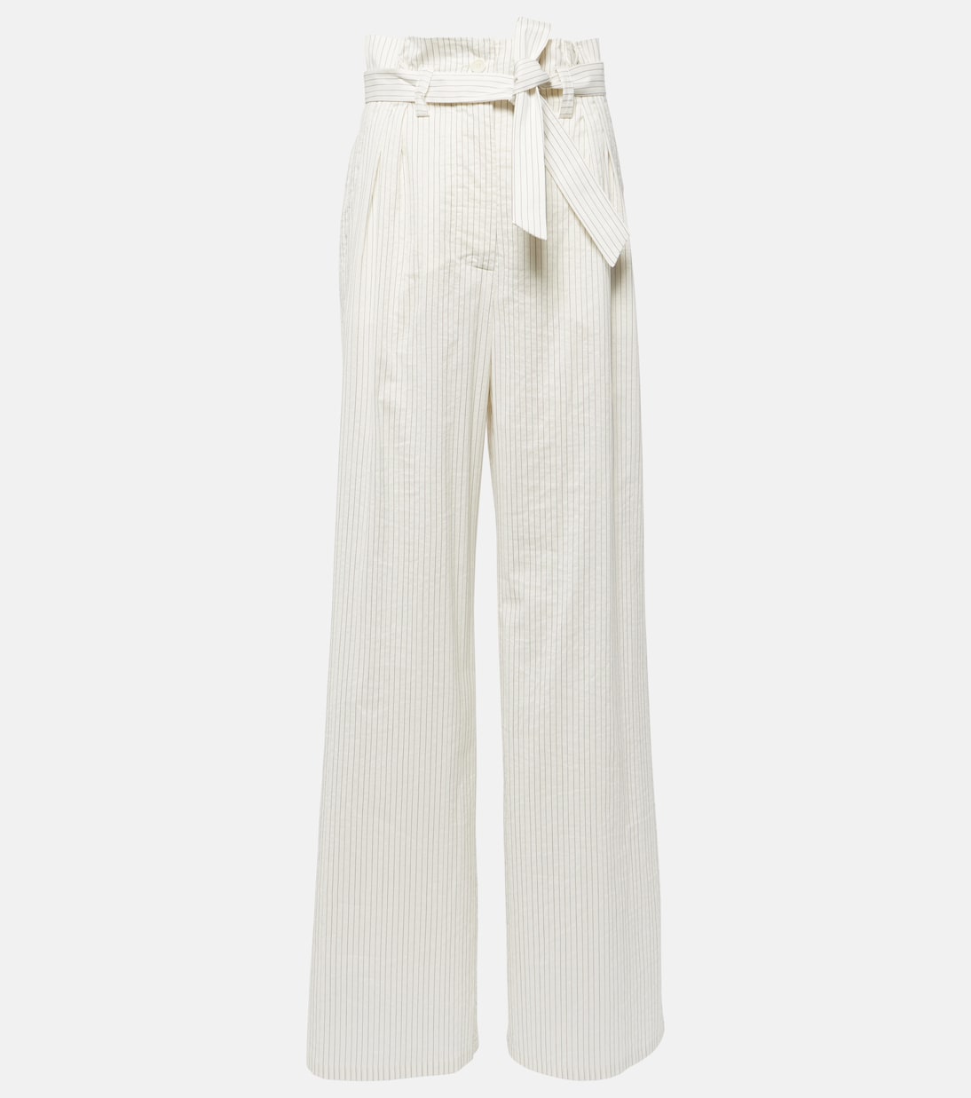 Xero pinstripe cotton and silk palazzo pants | Max Mara