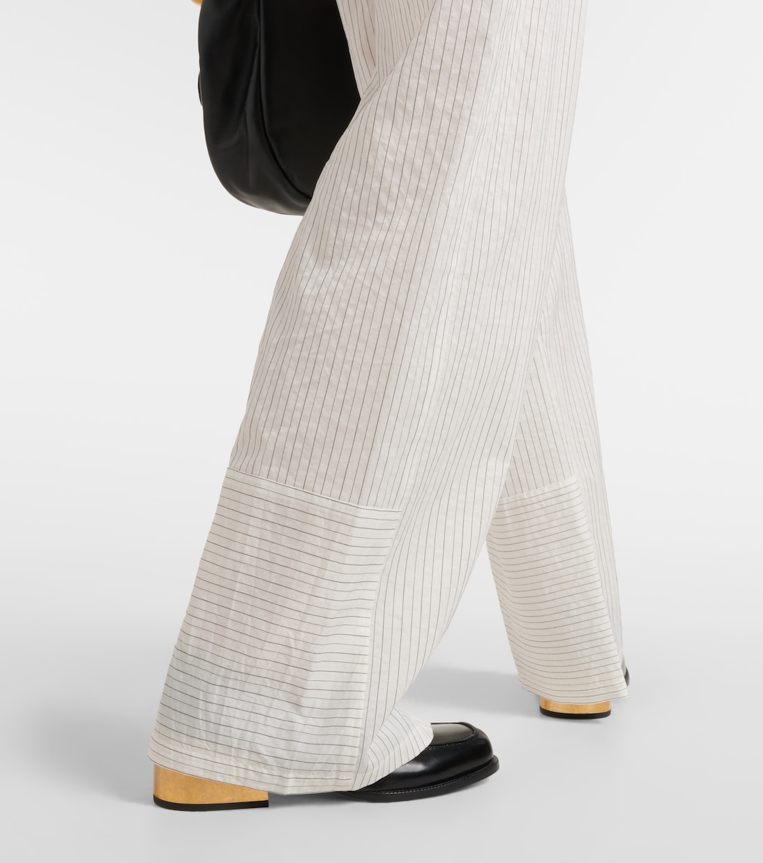 Xero pinstripe cotton and silk palazzo pants | Max Mara