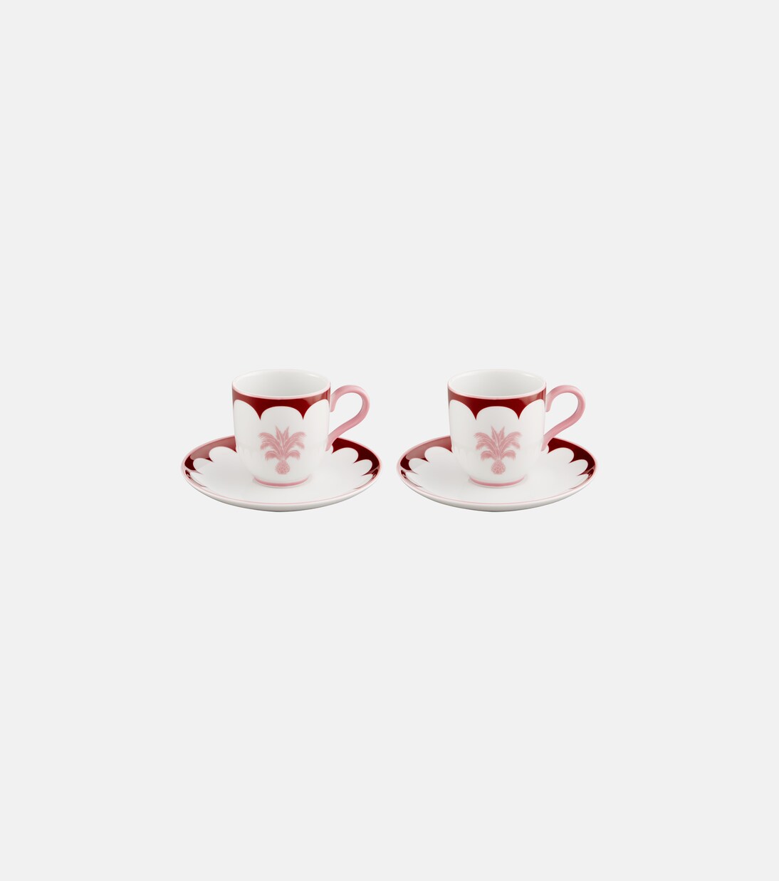 Jaipur set of 2 espresso cups and saucers | Aquazzura Casa