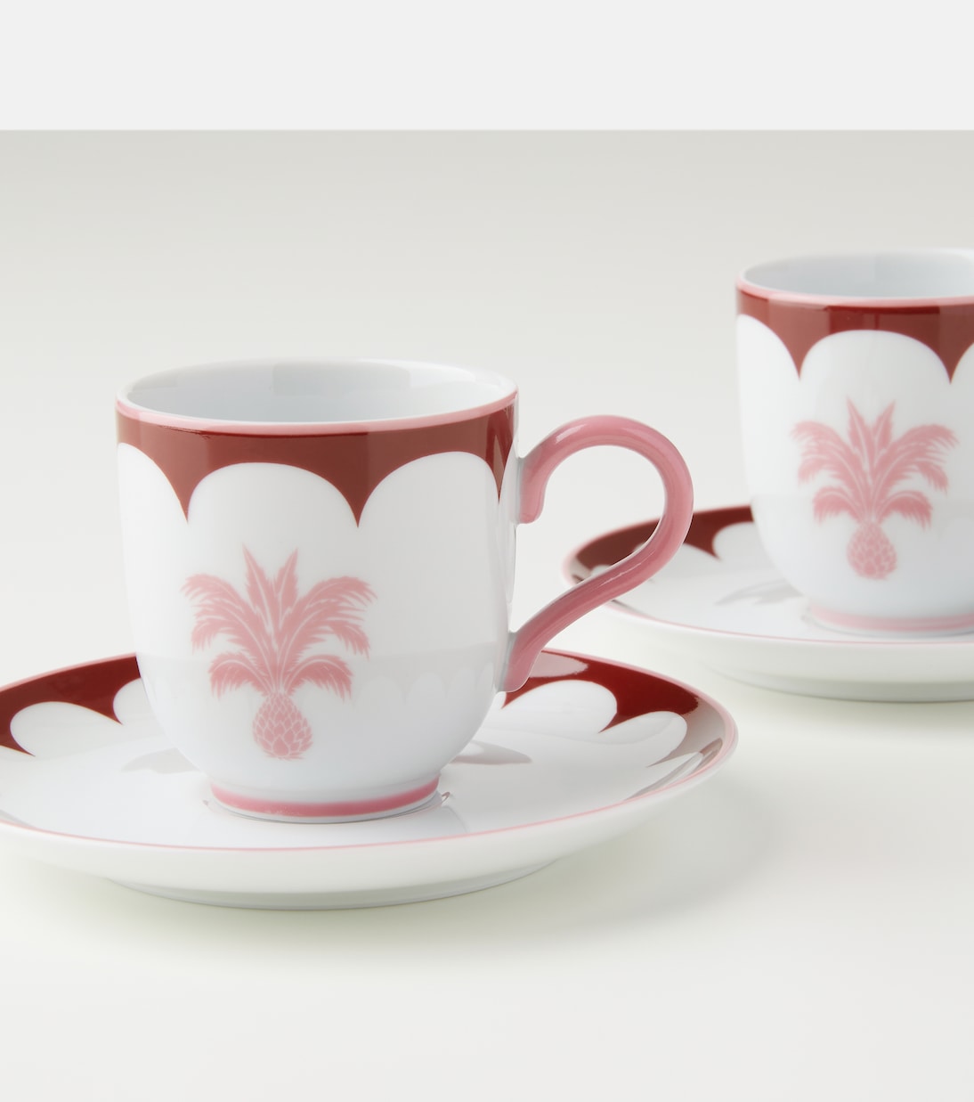 Jaipur set of 2 espresso cups and saucers | Aquazzura Casa
