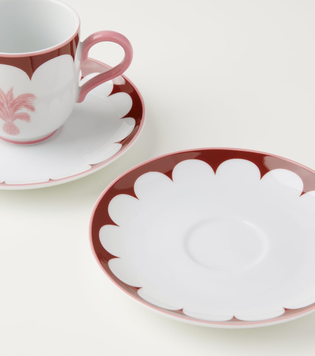Jaipur set of 2 espresso cups and saucers | Aquazzura Casa