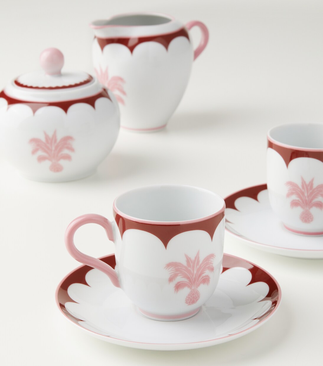 Jaipur set of 2 espresso cups and saucers | Aquazzura Casa