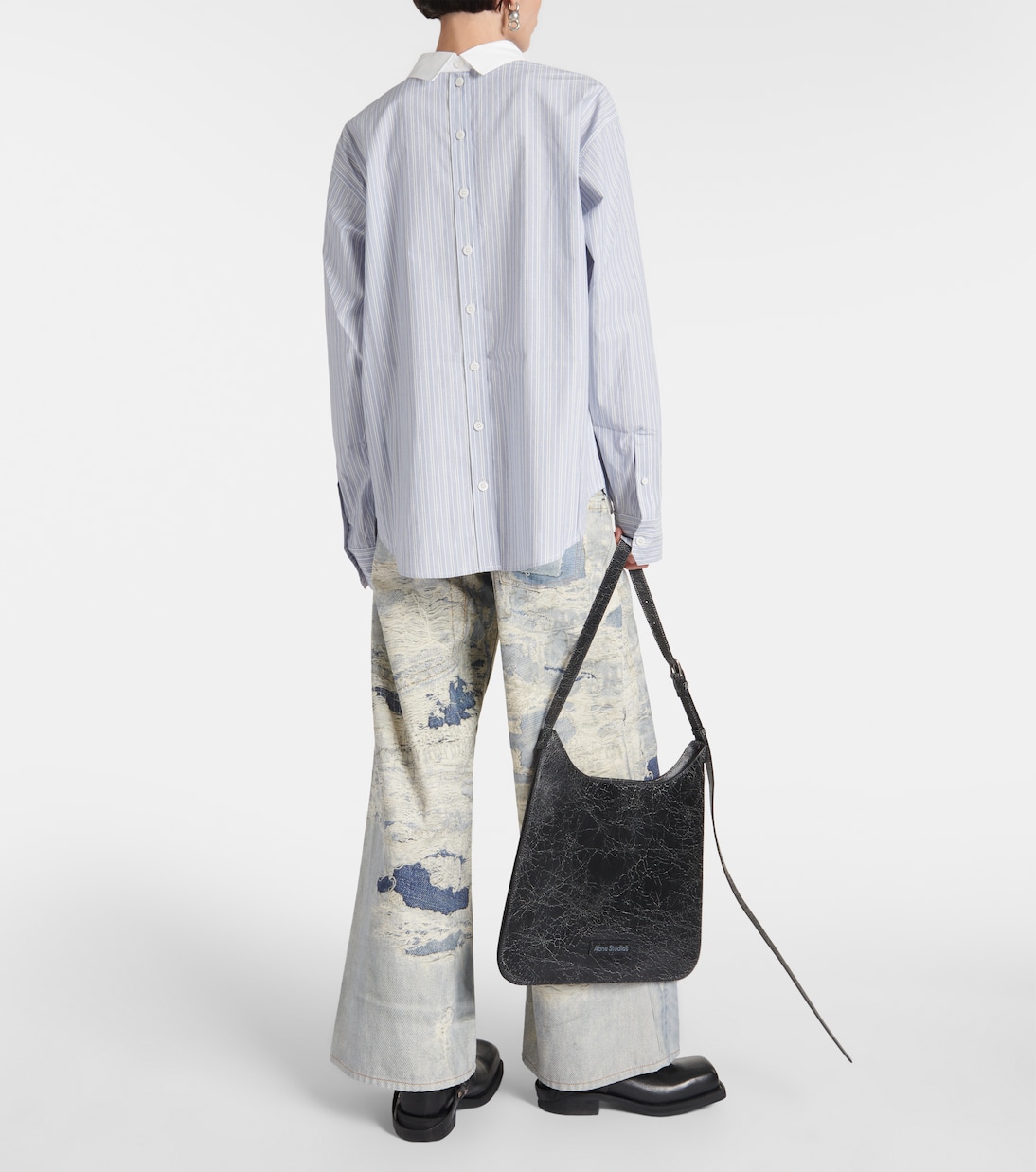 Striped cotton shirt | Acne Studios