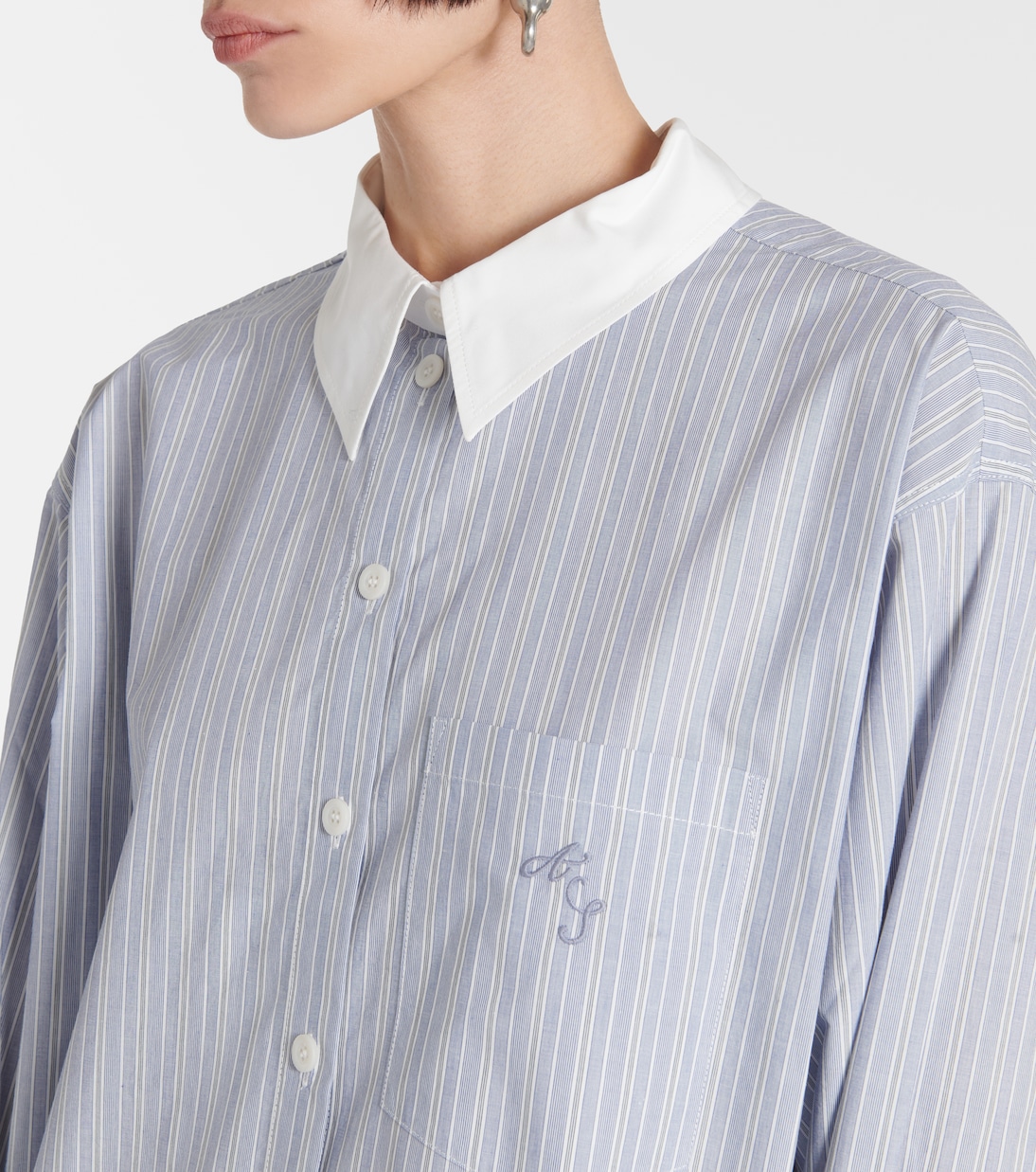 Striped cotton shirt | Acne Studios
