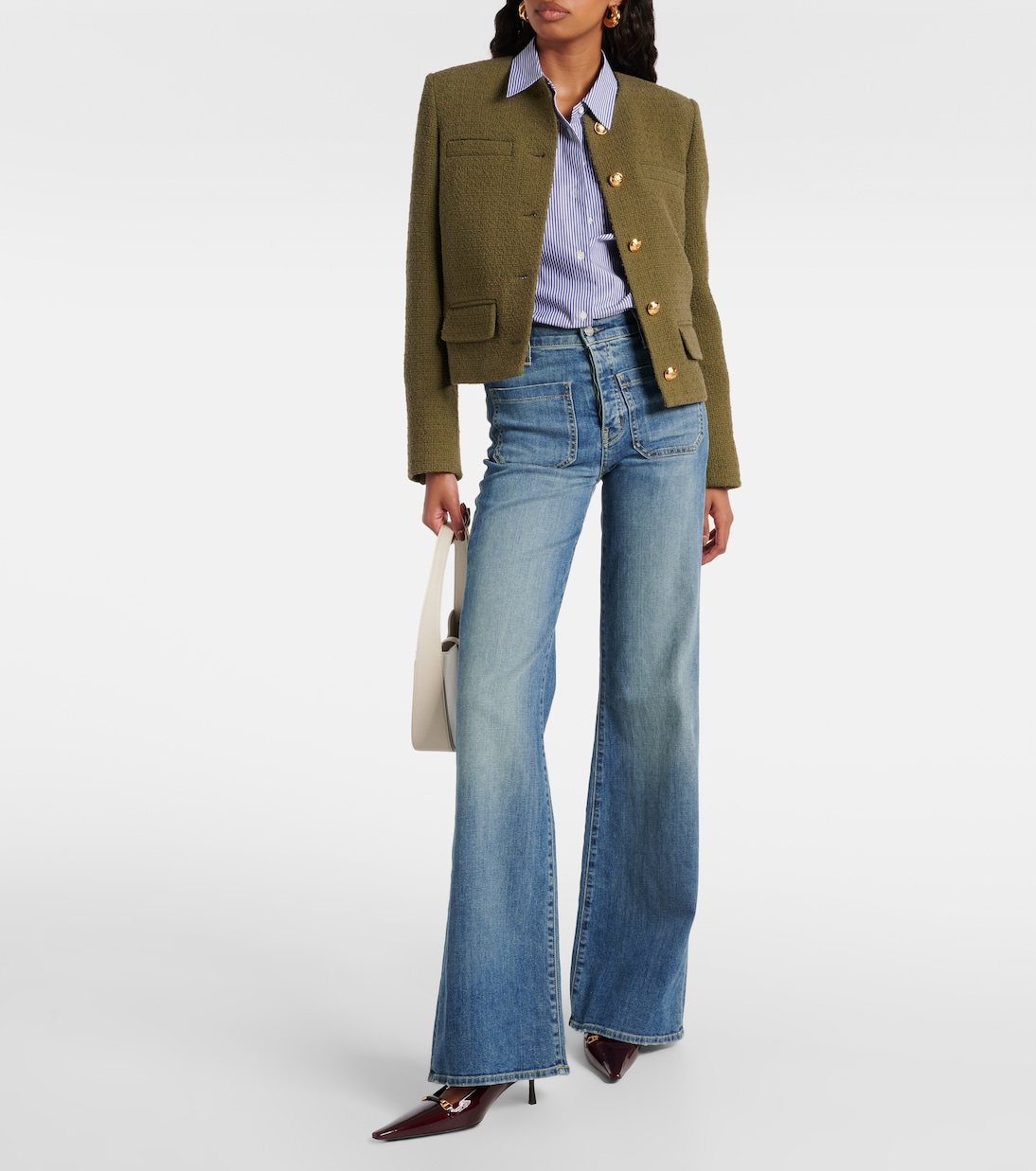 Paige cotton-blend bouclé jacket | Nili Lotan