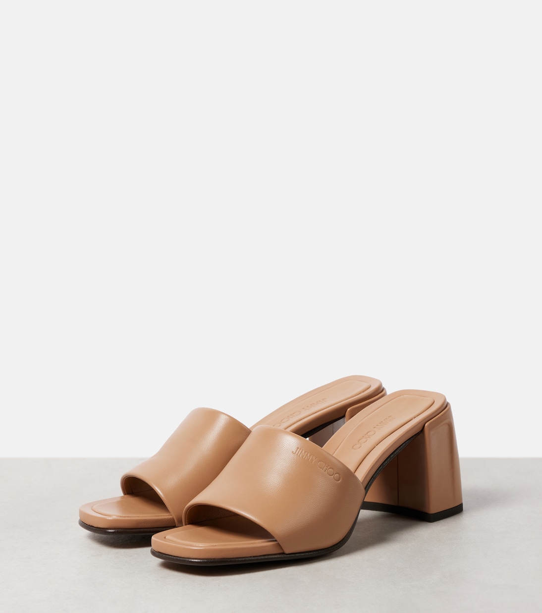 Lena 70 leather mules | Jimmy Choo