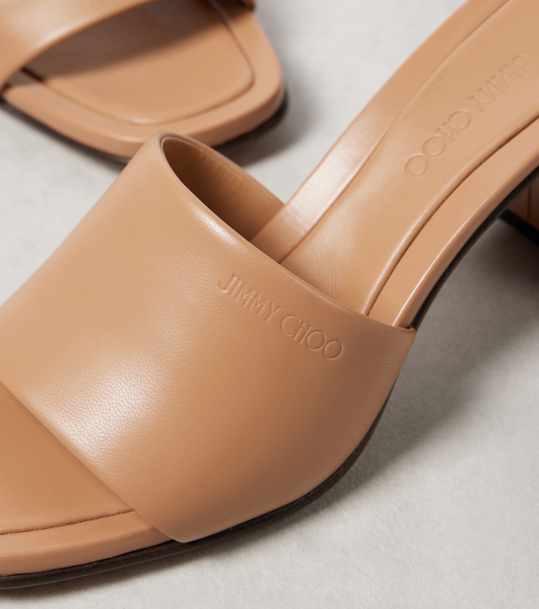 Lena 70 leather mules | Jimmy Choo