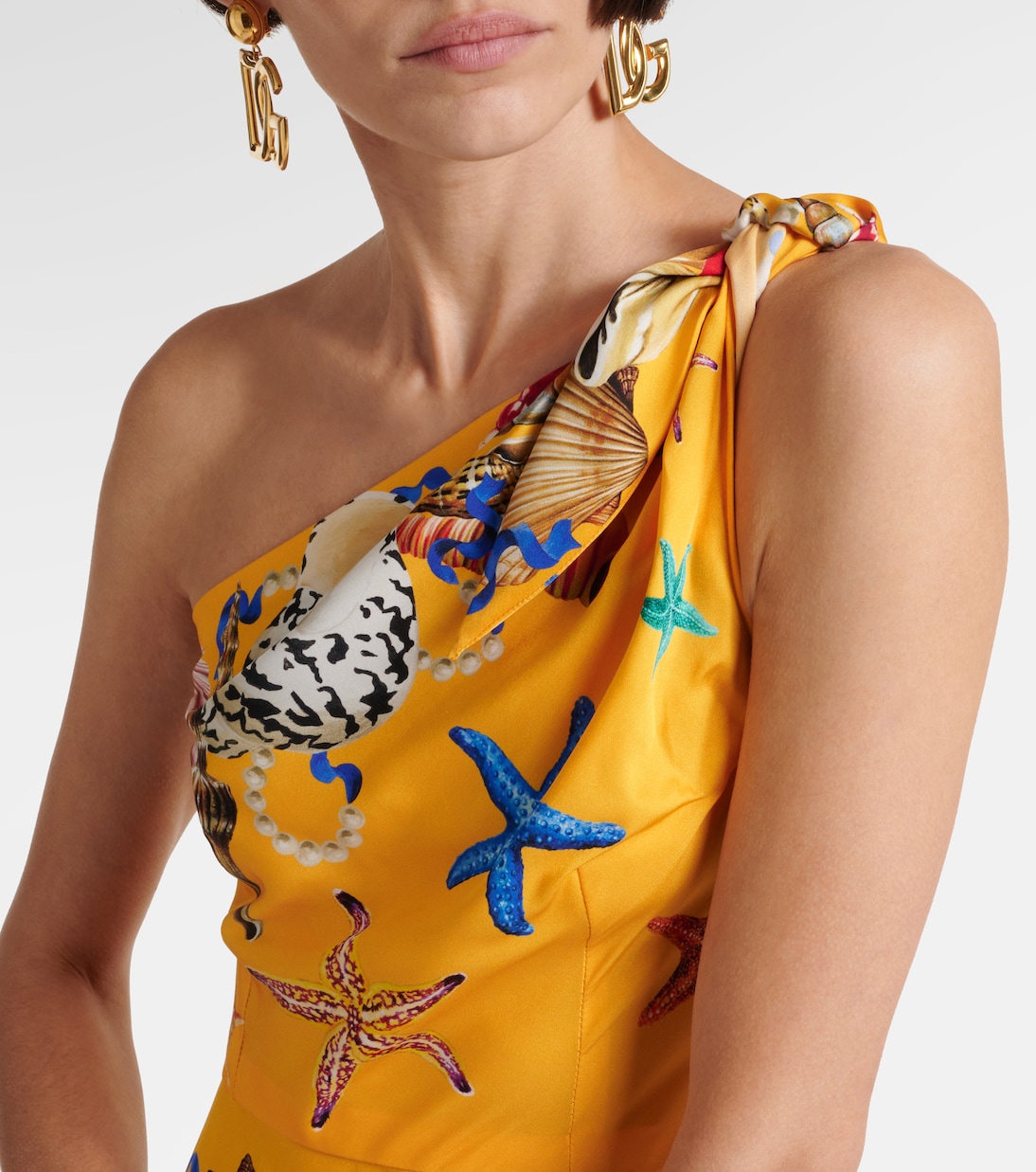 Capri printed silk-blend midi dress | Dolce&Gabbana