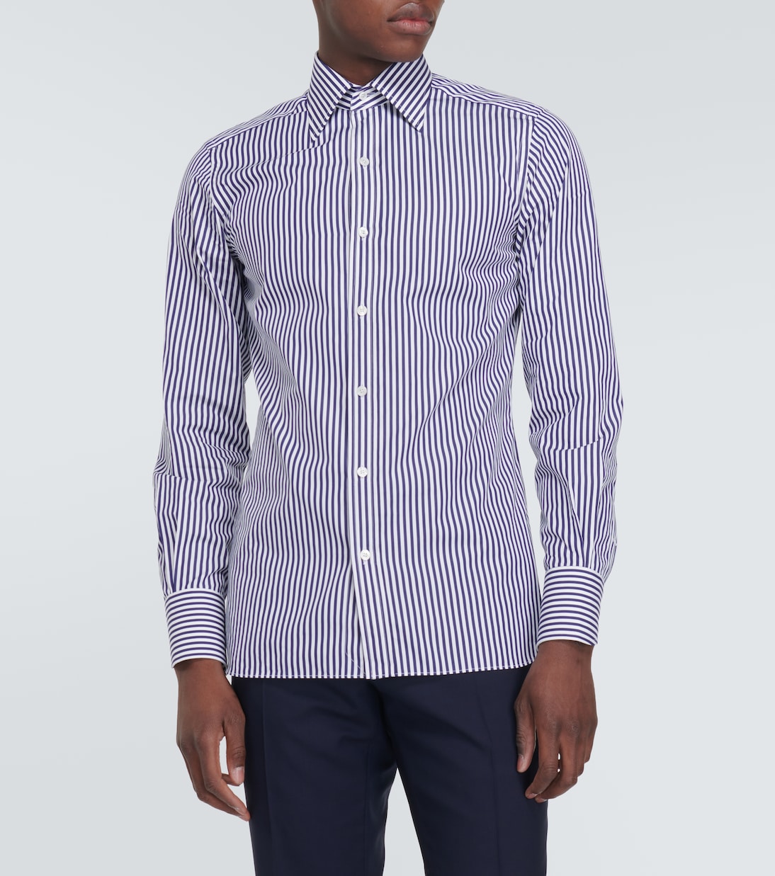 Camicia in cotone a righe | Tom Ford