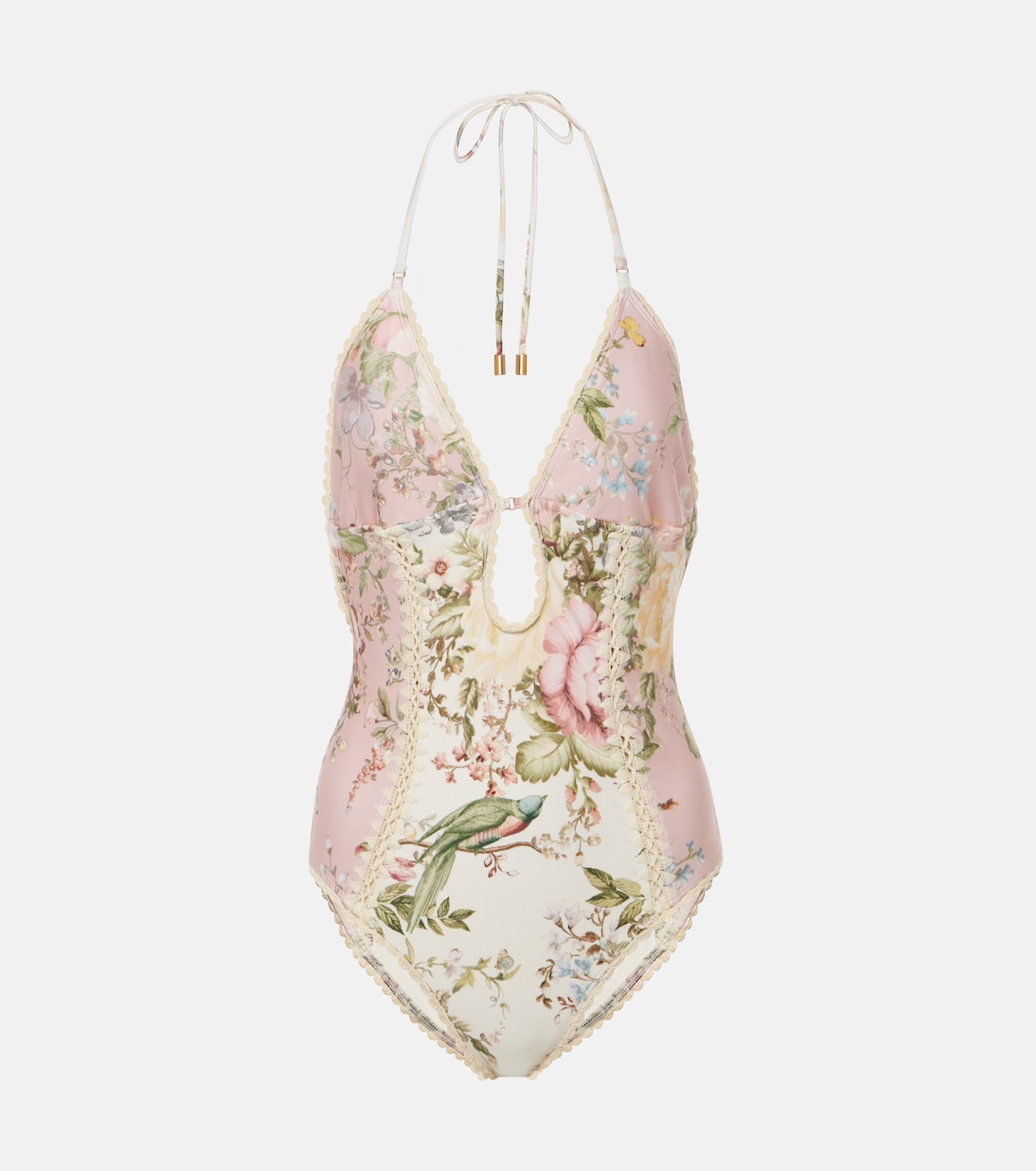 Waverly floral crochet swimsuit | Zimmermann
