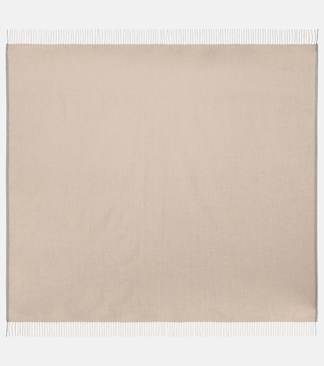 Fringed cashmere throw  | Brunello Cucinelli