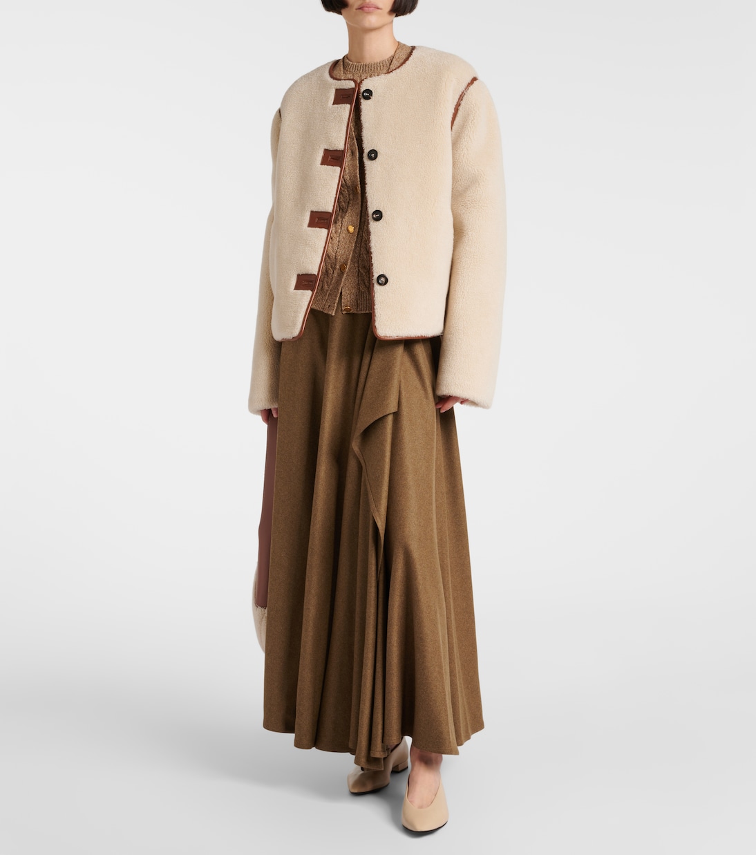 Cable-knit cashmere cardigan | Loro Piana