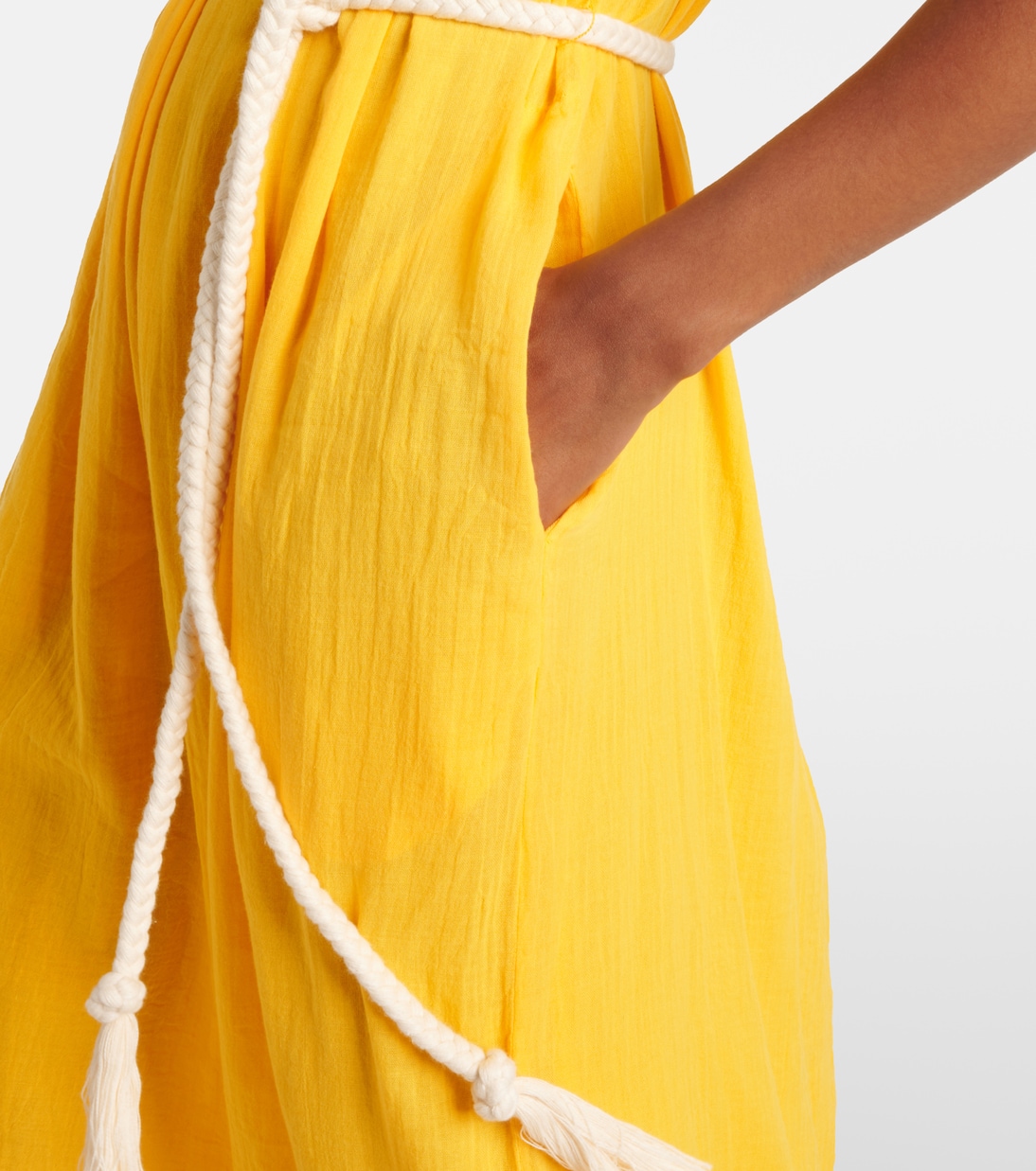 Robe longue Lorelei en coton | Velvet