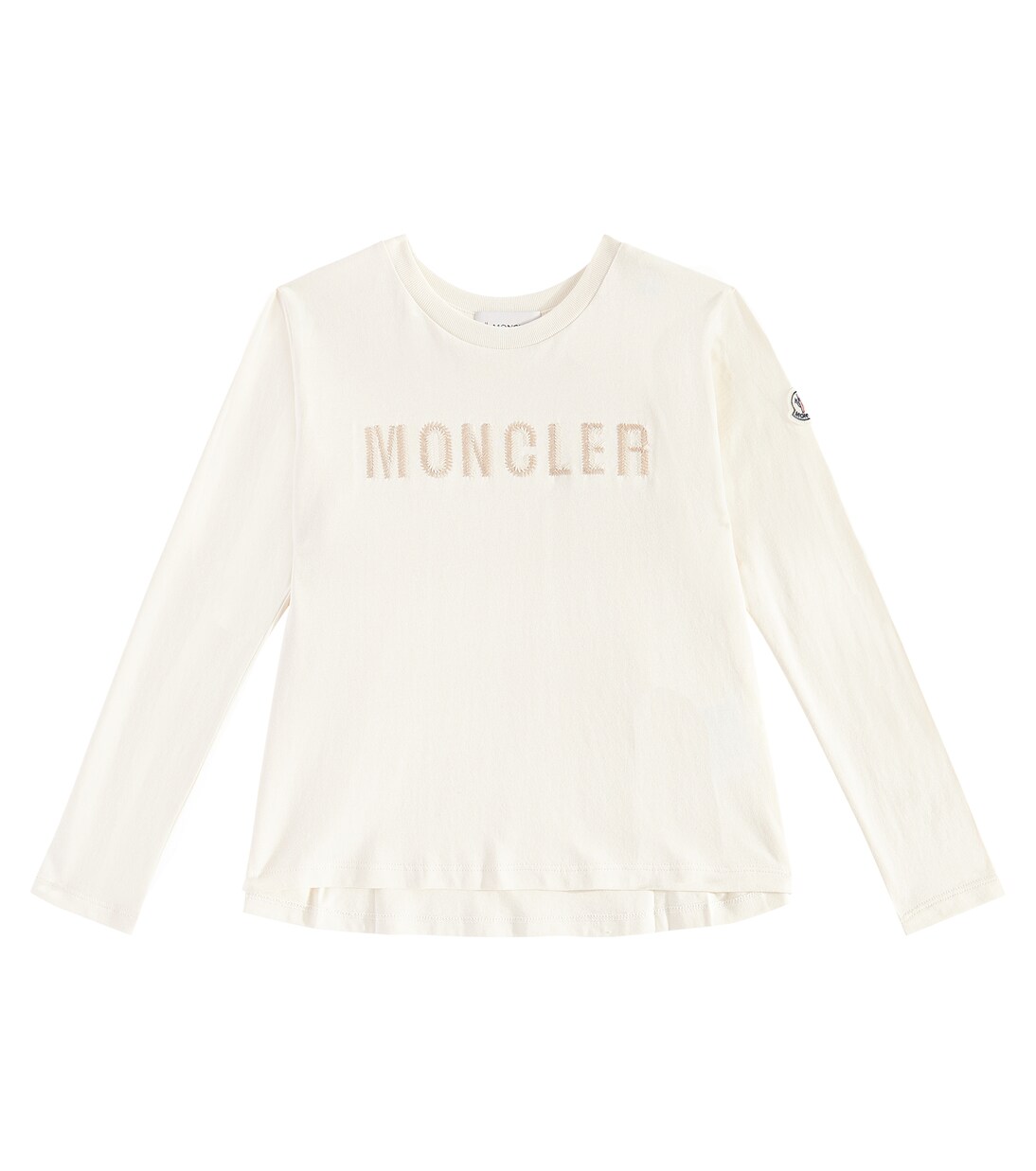 Besticktes Top aus Baumwoll-Jersey | Moncler Enfant