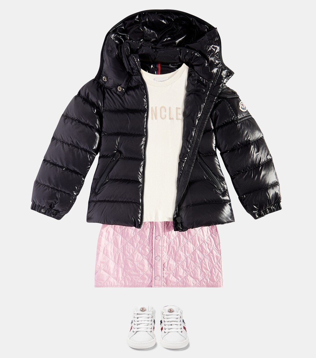 Besticktes Top aus Baumwoll-Jersey | Moncler Enfant