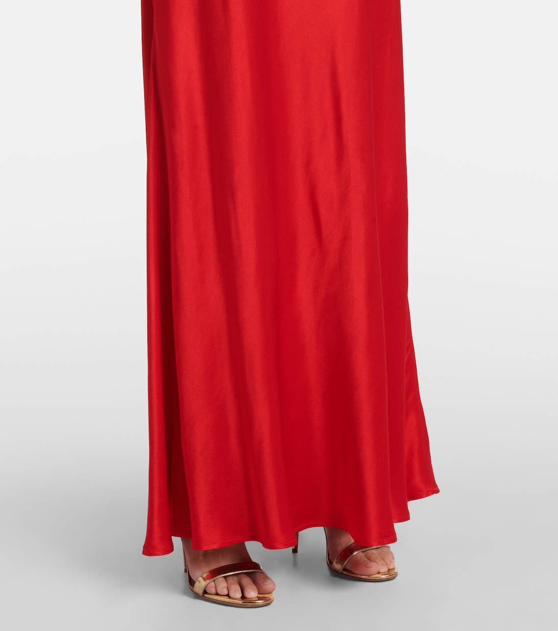 Losanna halterneck satin gown | Rixo