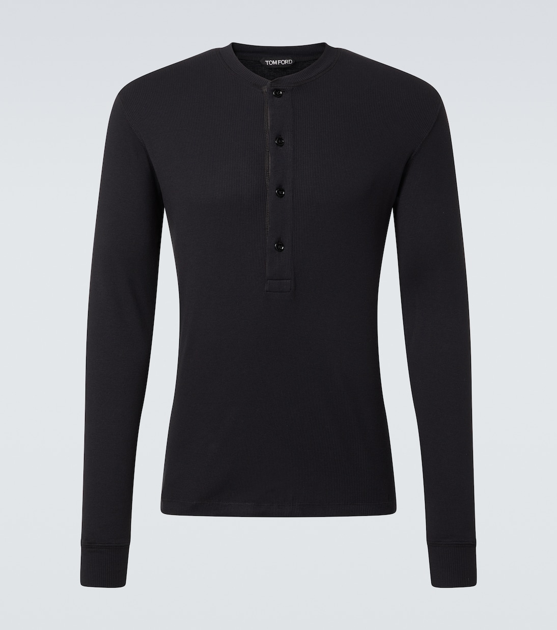 Camiseta con botones de algodón | Tom Ford