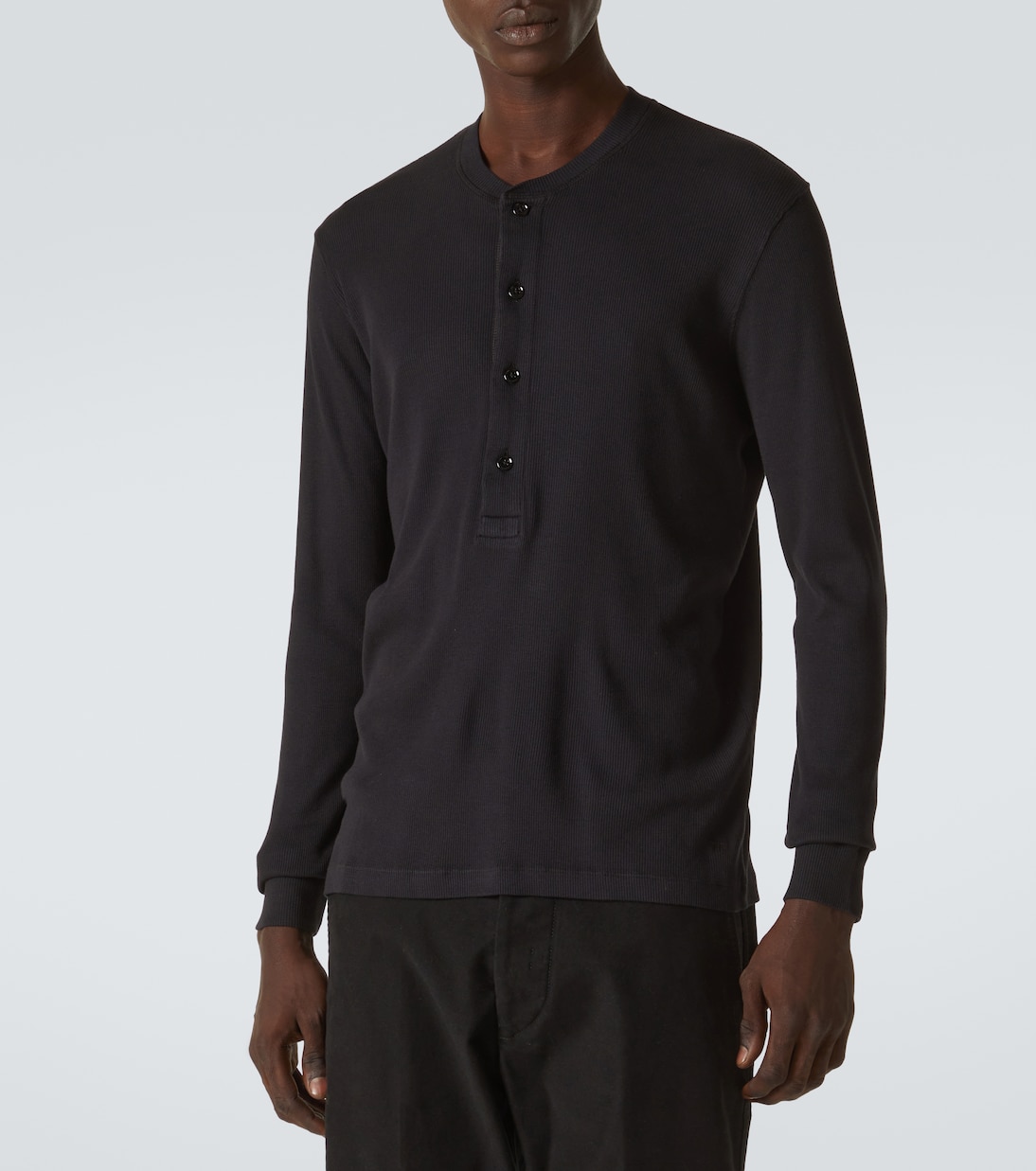 Camiseta con botones de algodón | Tom Ford