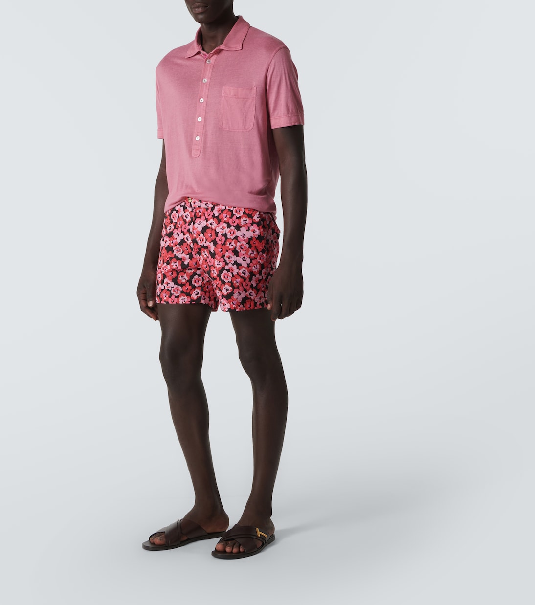Polo in seta e lino | Tom Ford