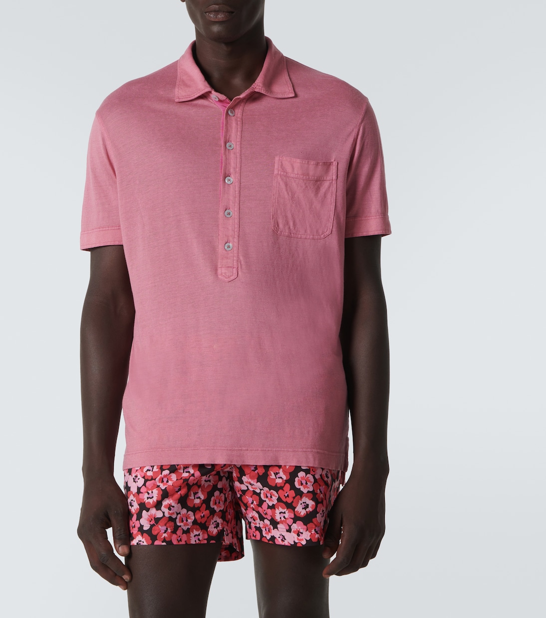 Polo in seta e lino | Tom Ford