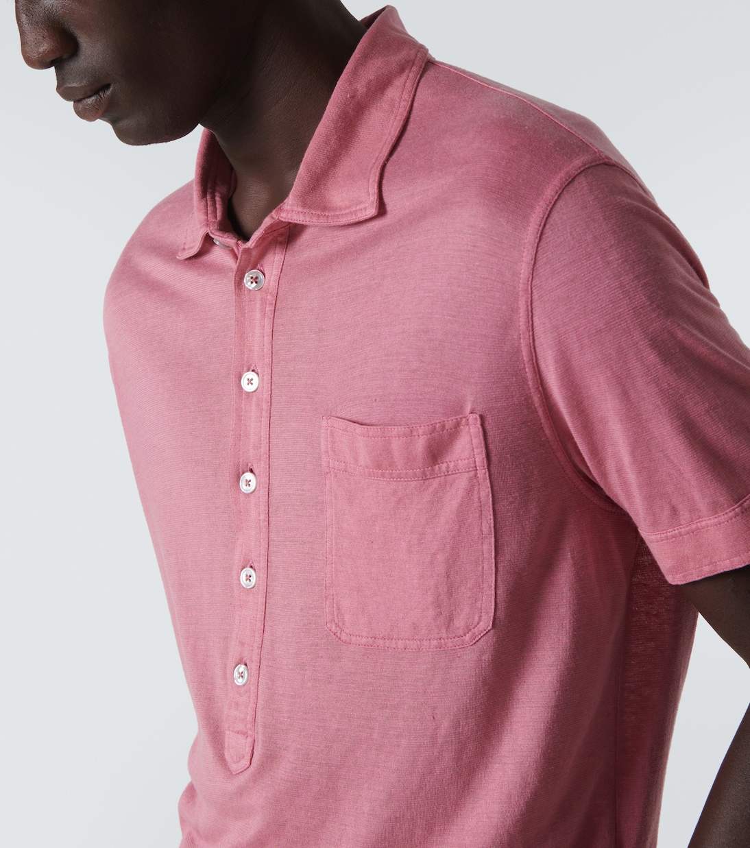Polo in seta e lino | Tom Ford