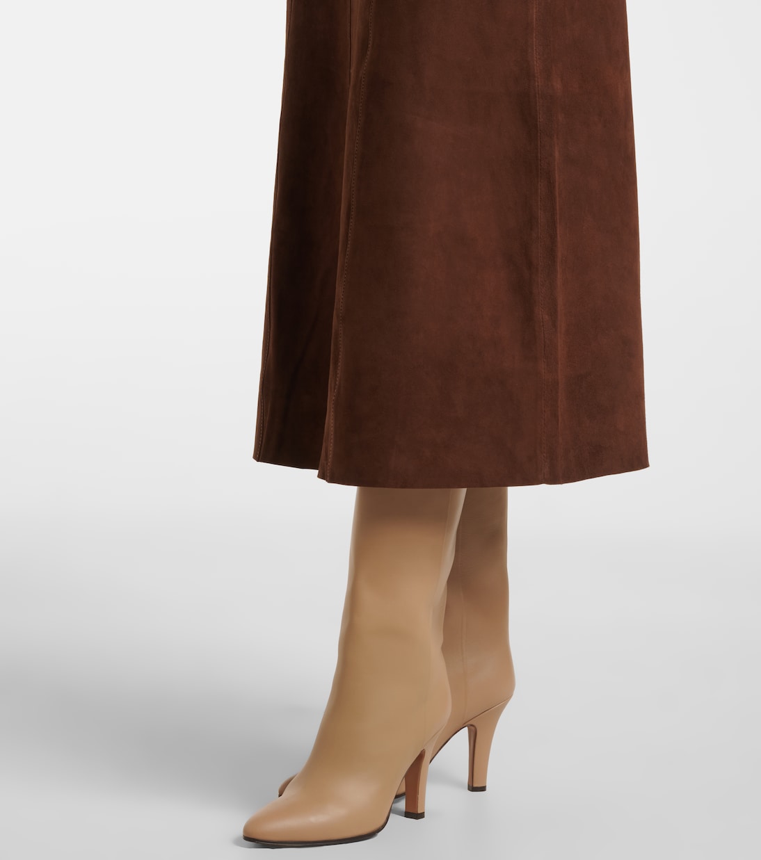 Gonna Edwina in suede | Rixo