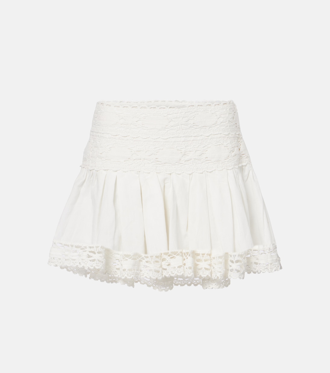 Falda midi Violanaga de lino y algodón | Marant Etoile