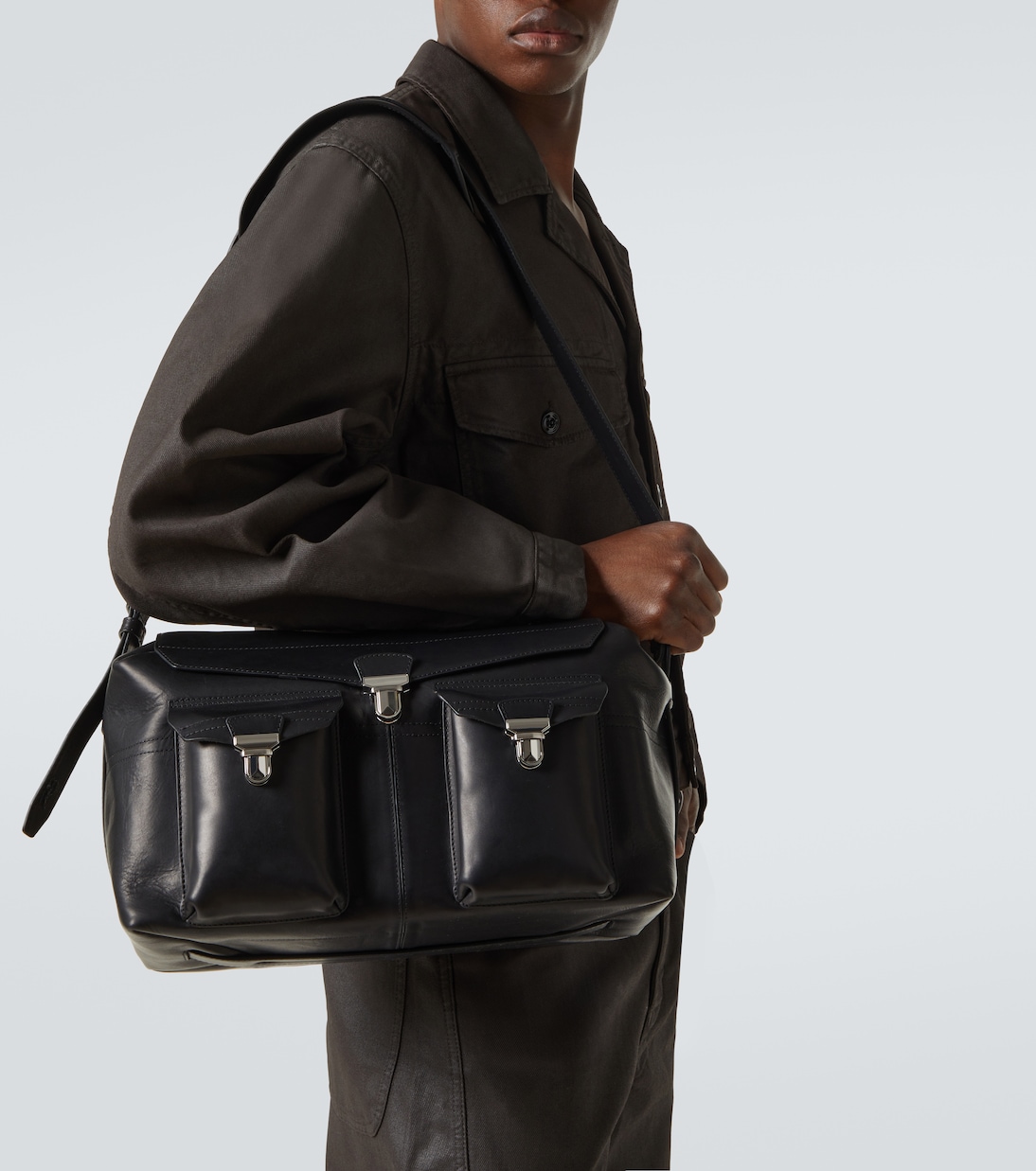 Messenger Bag Gear aus Leder | Lemaire