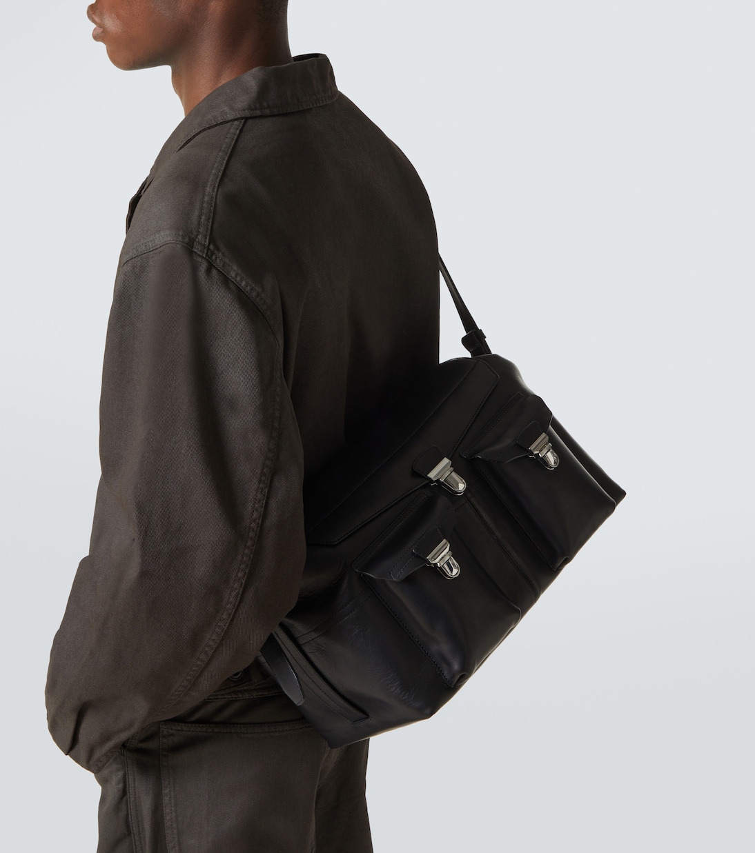 Messenger Bag Gear aus Leder | Lemaire