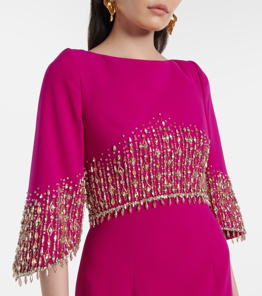 Robe longue Electra à ornements | Jenny Packham